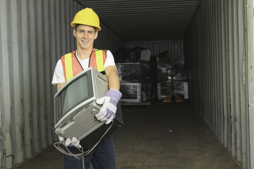 Professional waste management in a Tottenham industrial facility